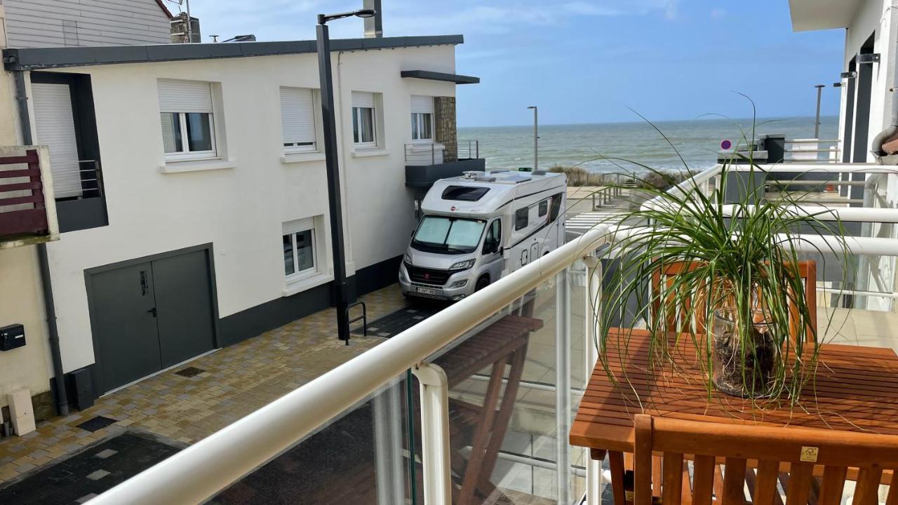 L'Echappee Avec Vue Sur La Mer Merlimont Plage Exteriör bild